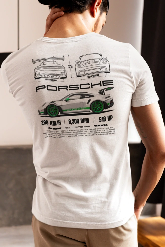 Autičkárske tričko Porsche 911 GT3 RS