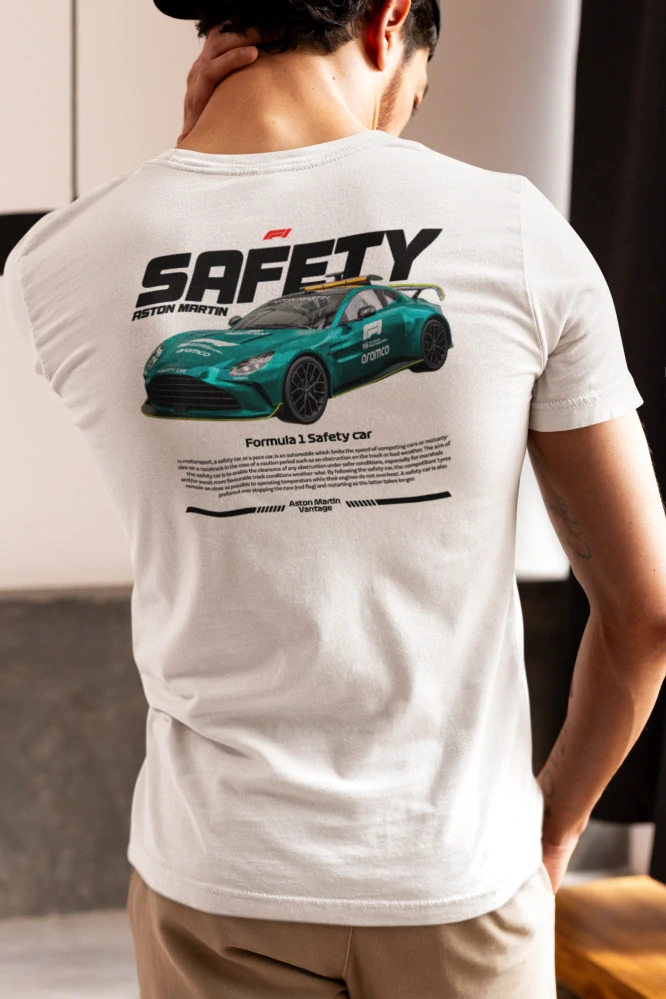Autičkárske tričko Safety car f1 2 (Kvalitné tričko s potlačou)