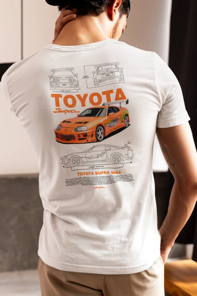 Autičkárske tričko Toyota supra mk4 fast and furious