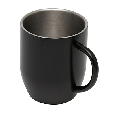 Nerezový hrnček 350 ml čierny