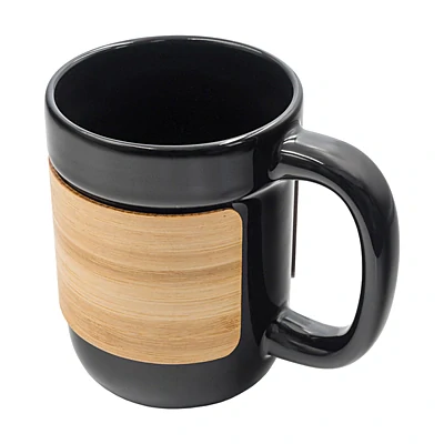 Keramický hrnček 450 ml, čierny