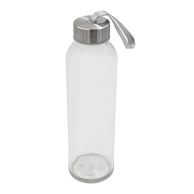 Sklenená fľaša 500 ml, transparentná