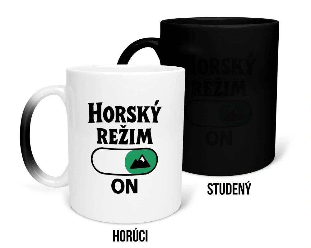 Hrnček s potlačou Horský režim