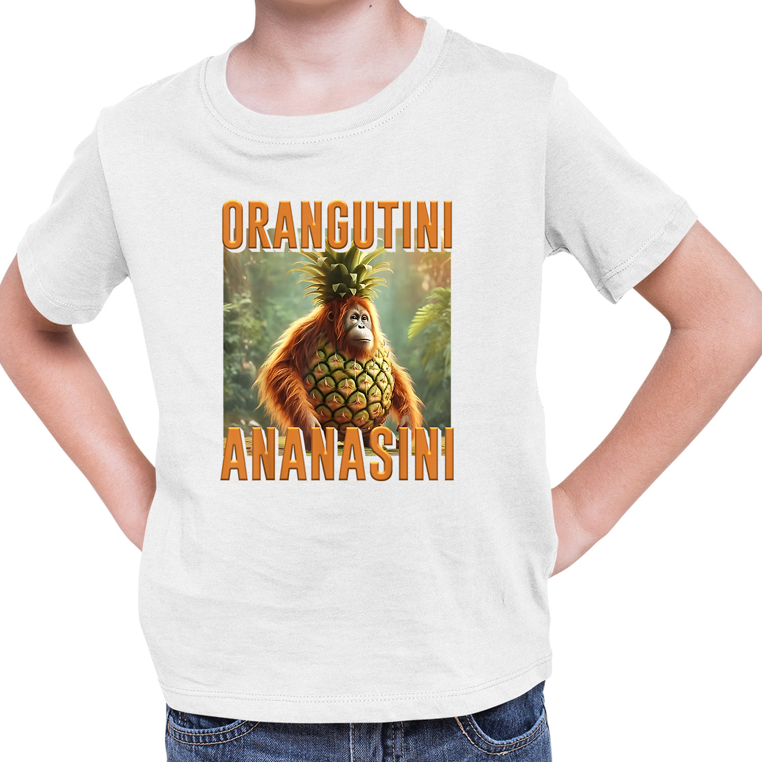 Tričko Italian Brainrot Orangutini Ananisini