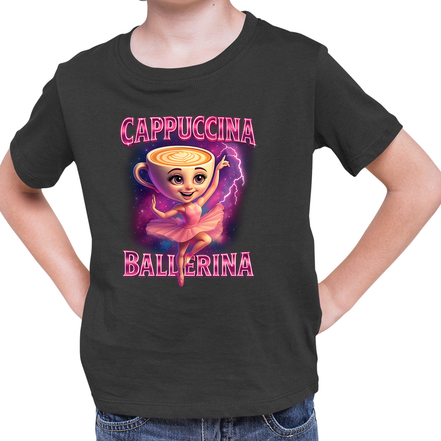 Tričko Italian brainbot Balerina capuccina