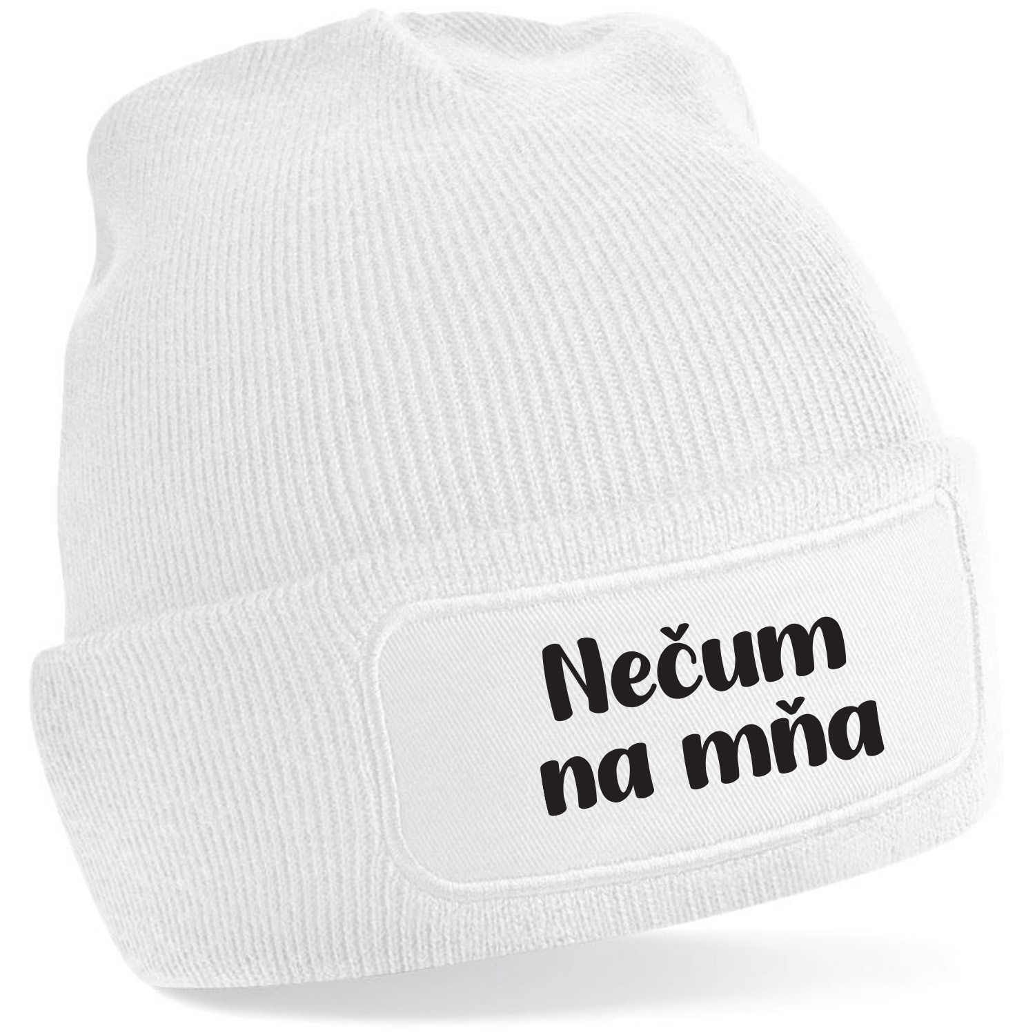 Zimná čiapka s potlačou "Nečum na mňa"