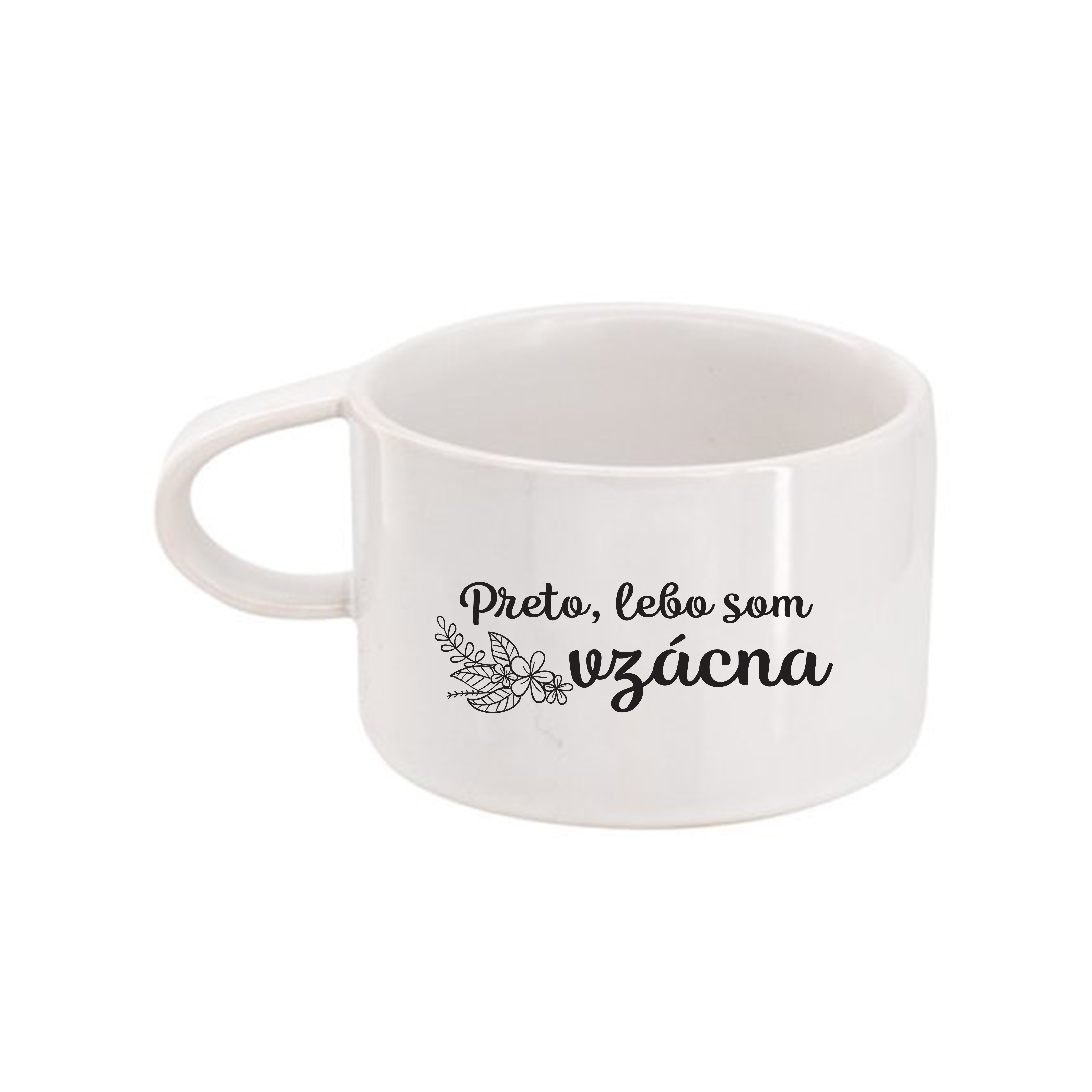 Hrnček makrónka Preto, lebo som vzácna