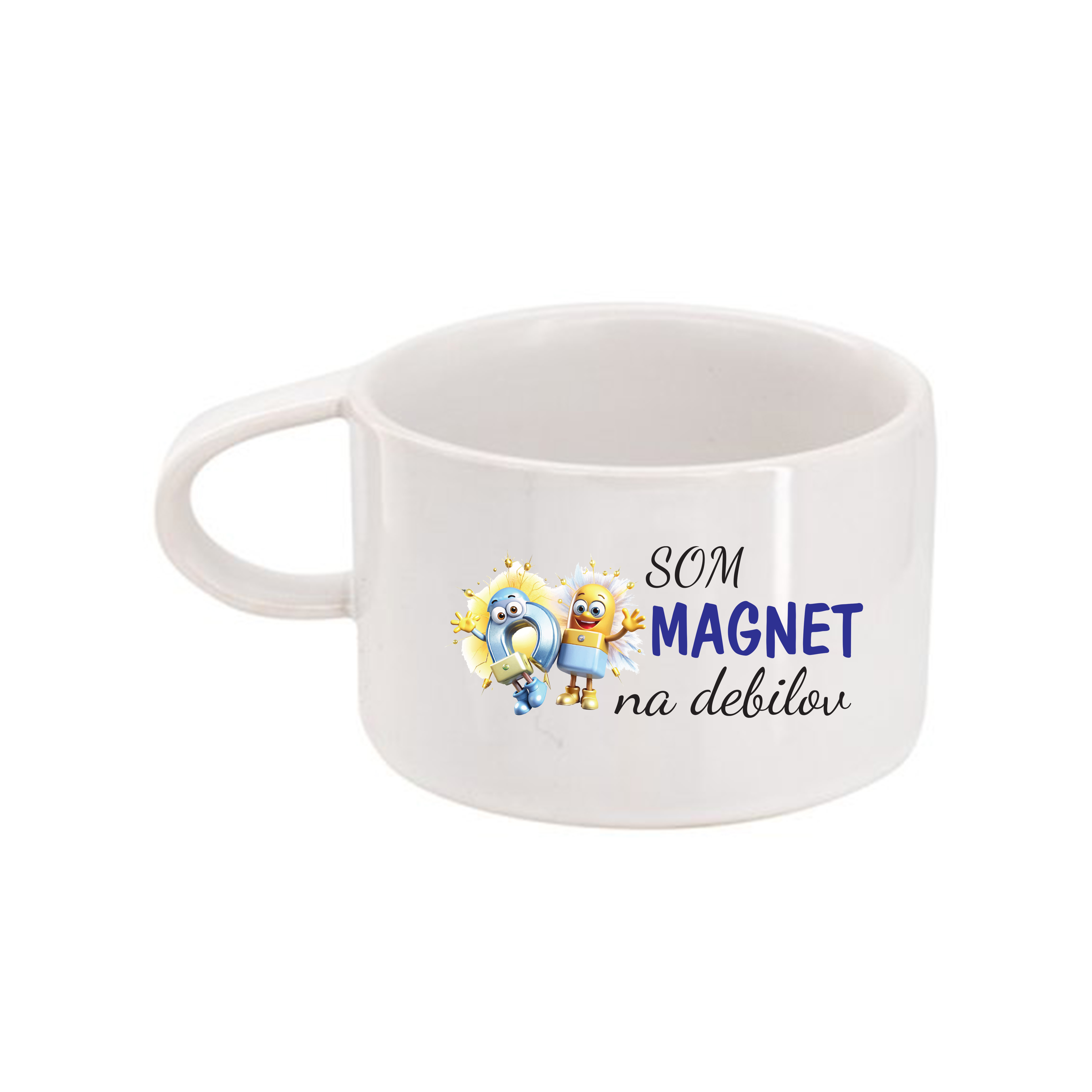 Hrnček makrónka Som magnet na debilov