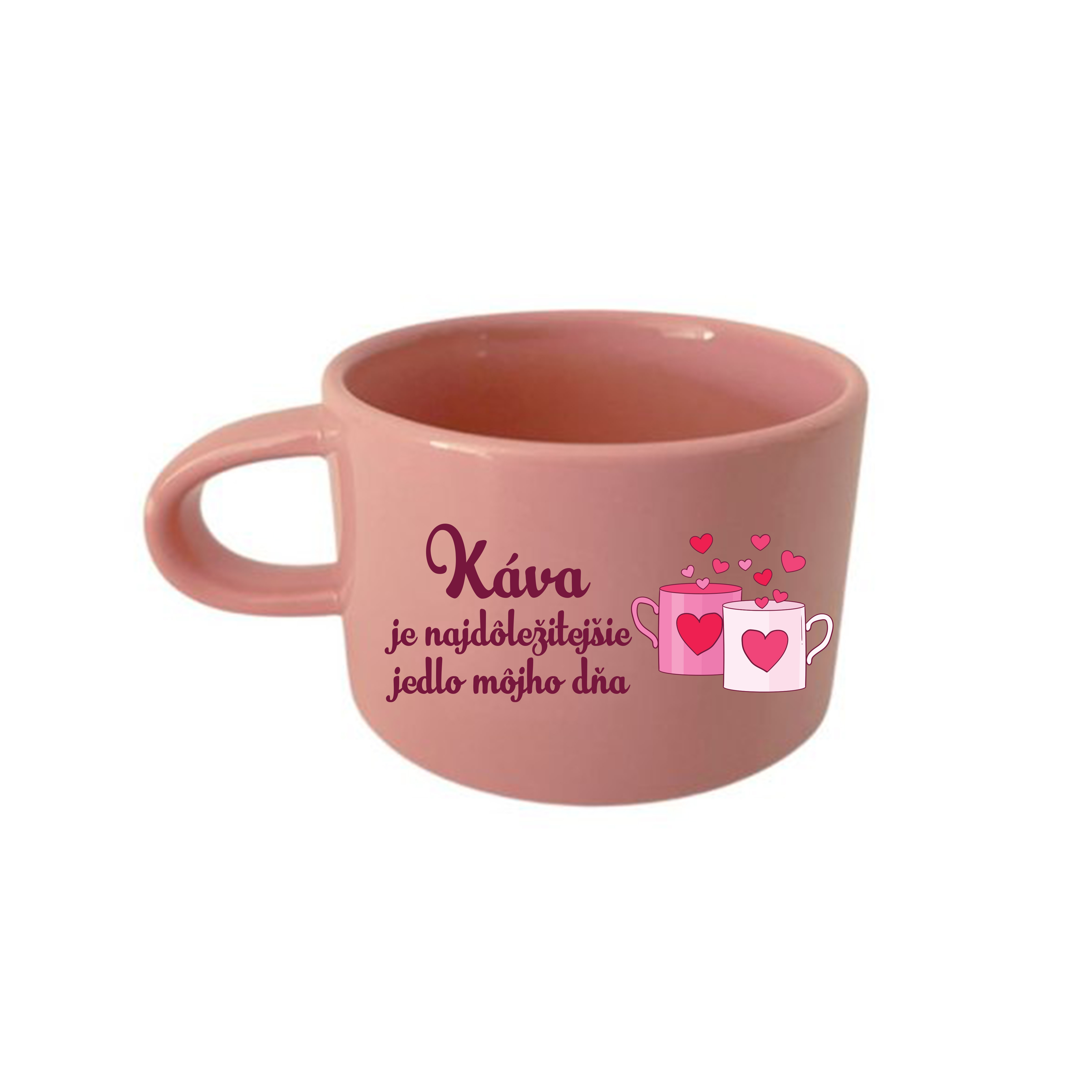 Hrnček makrónka Káva je najdôležitejšie jedlo môjho dňa