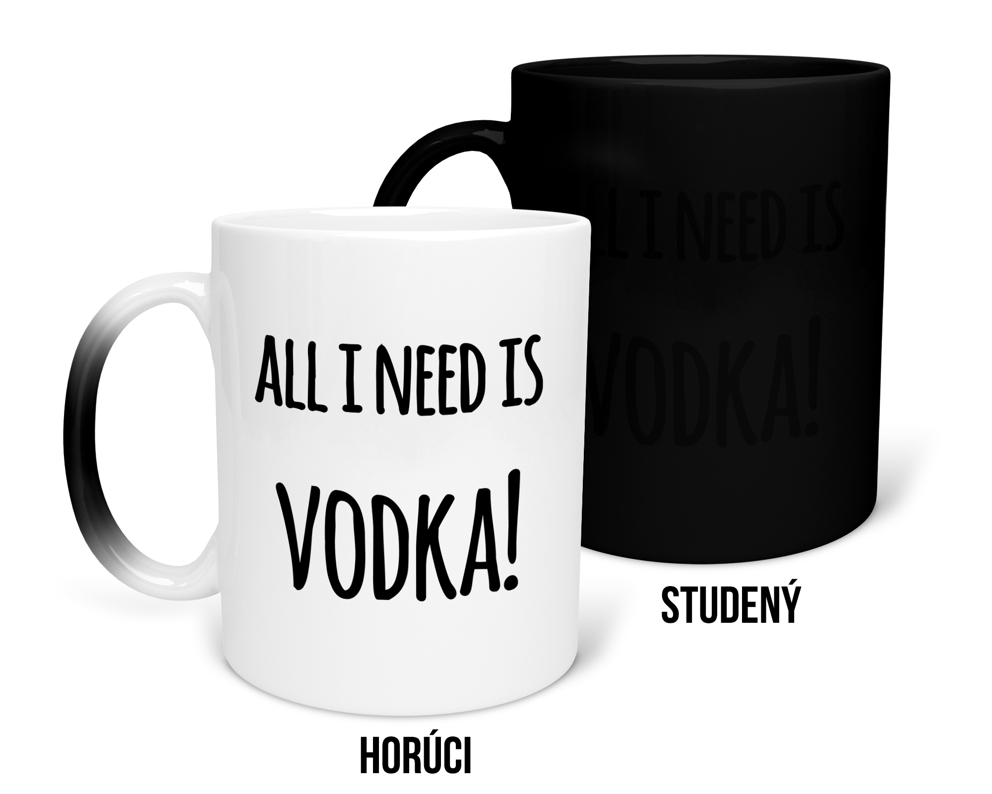 Hrnček s potlačou All I need is Vodka