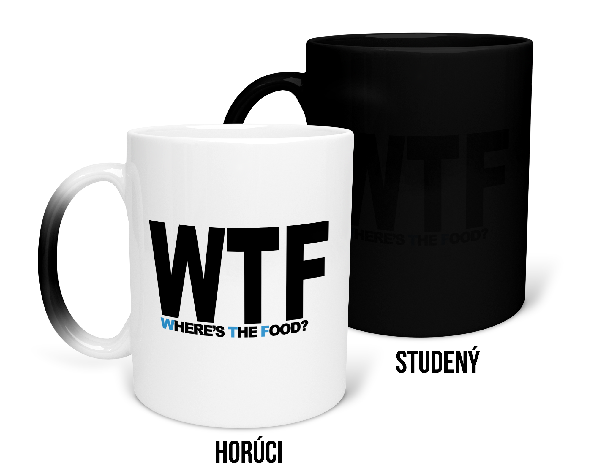 Hrnček s potlačou WTF