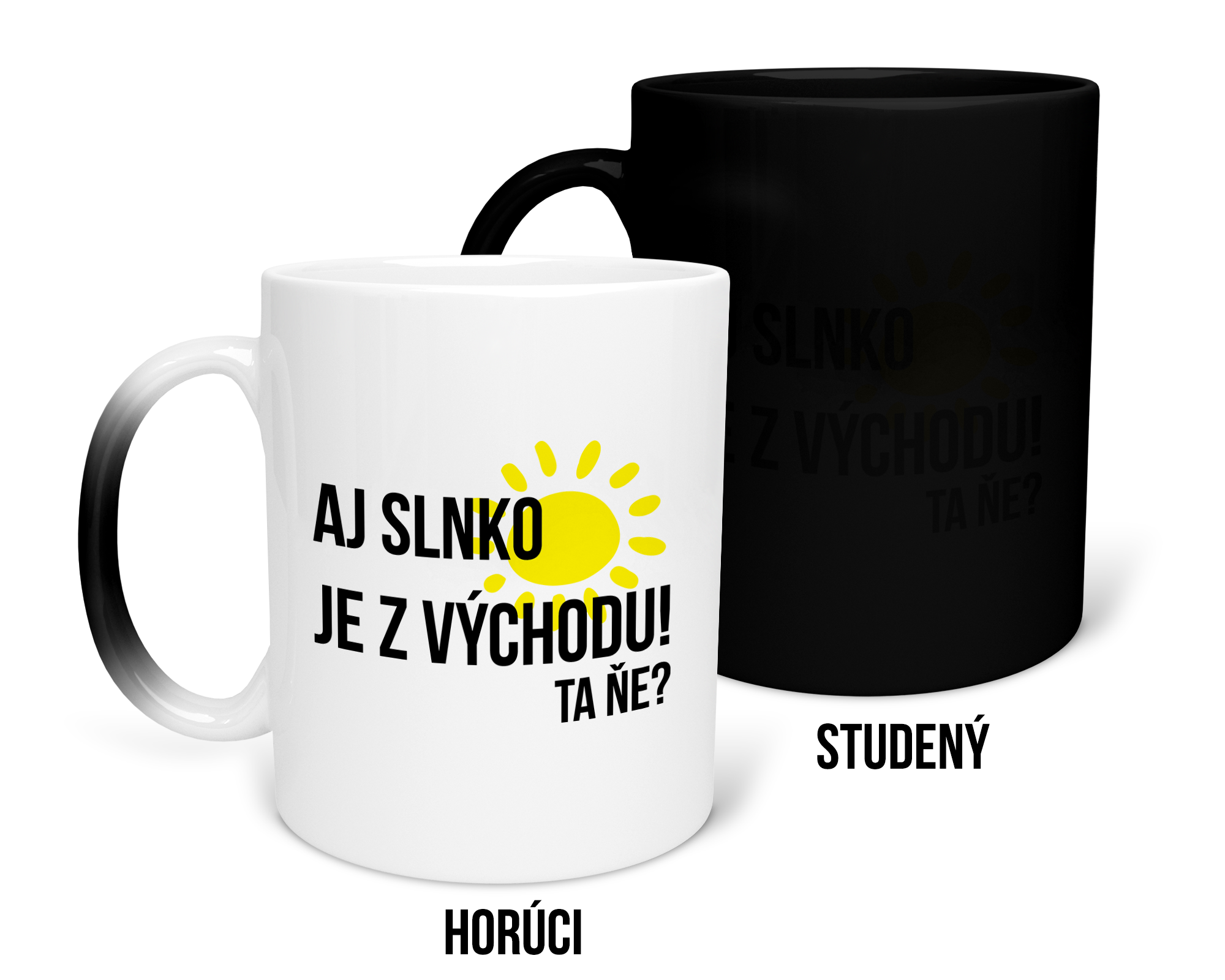 Hrnček s potlačou Slnko z východu