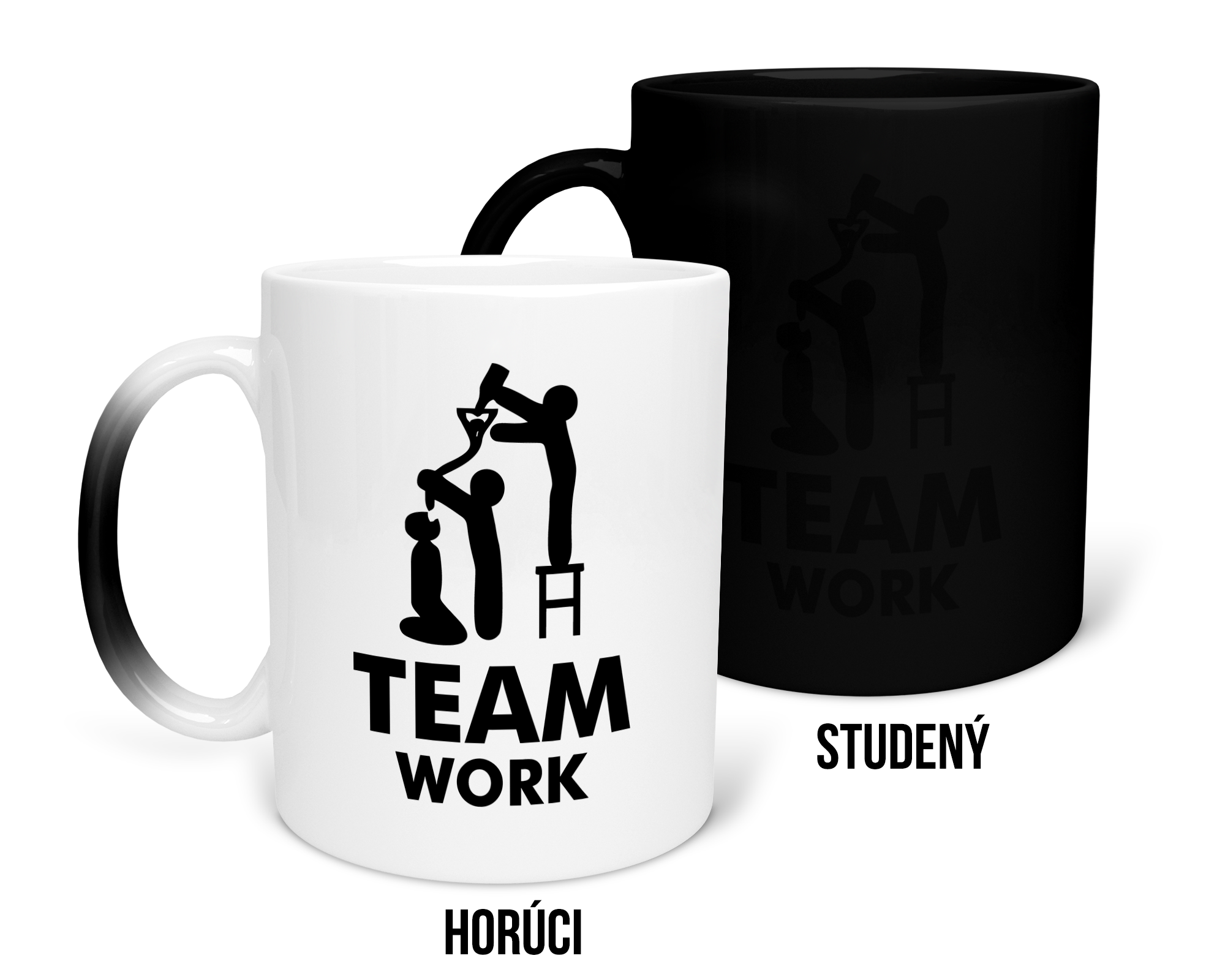 Hrnček s potlačou Team work