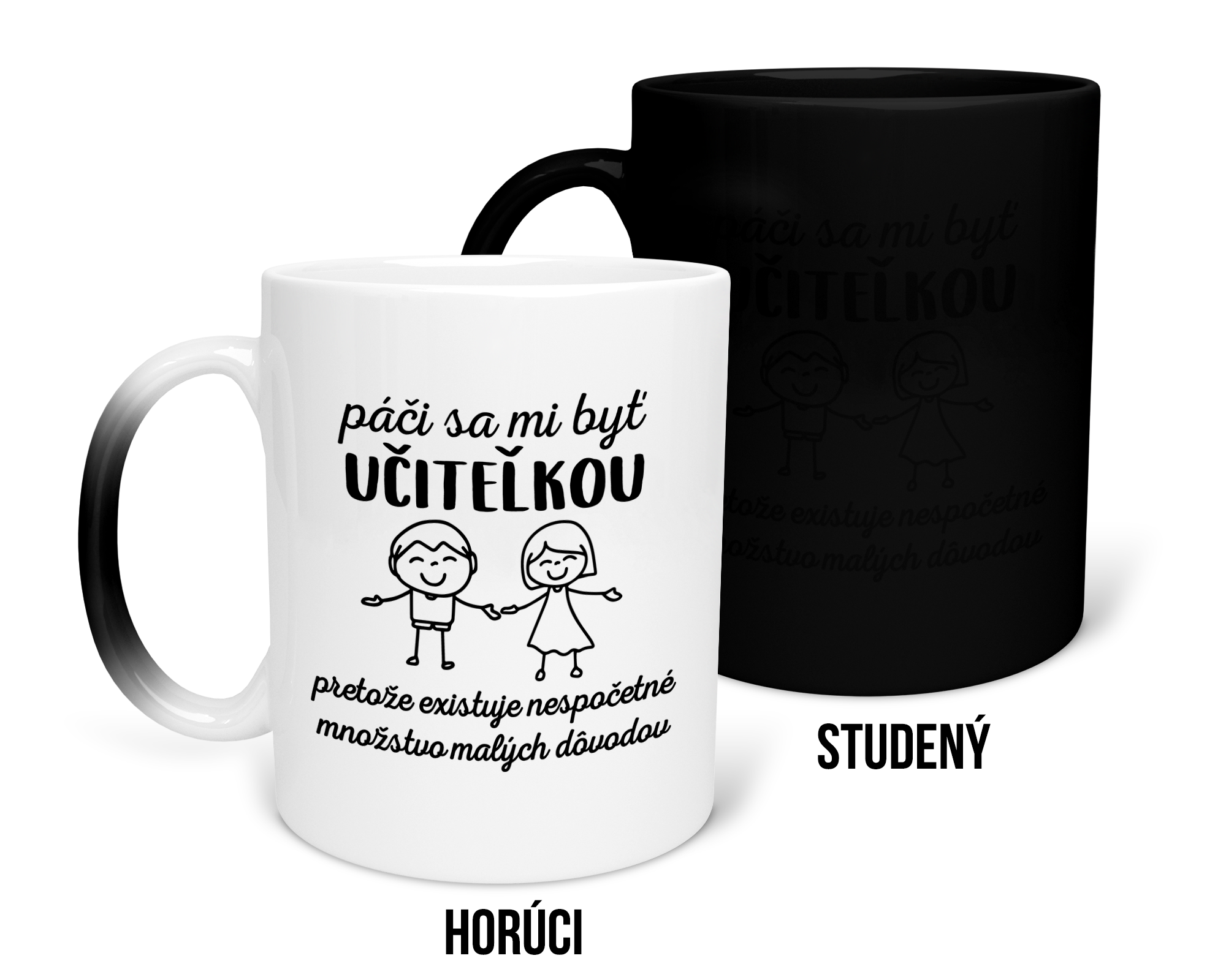 Darček pre pani učiteľku hrnček s potlačou Učiteľka