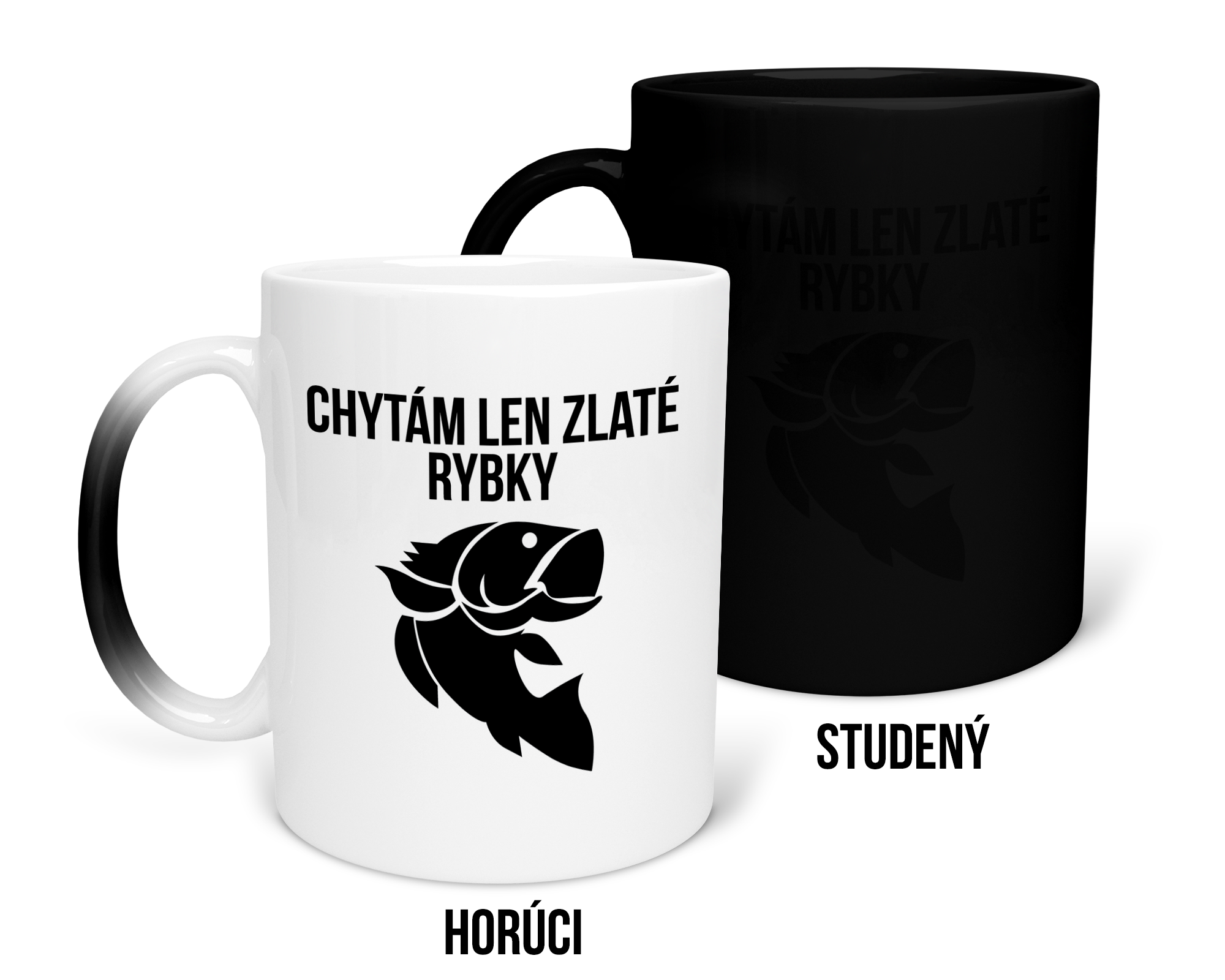 Hrnček s potlačou Zlaté rybky