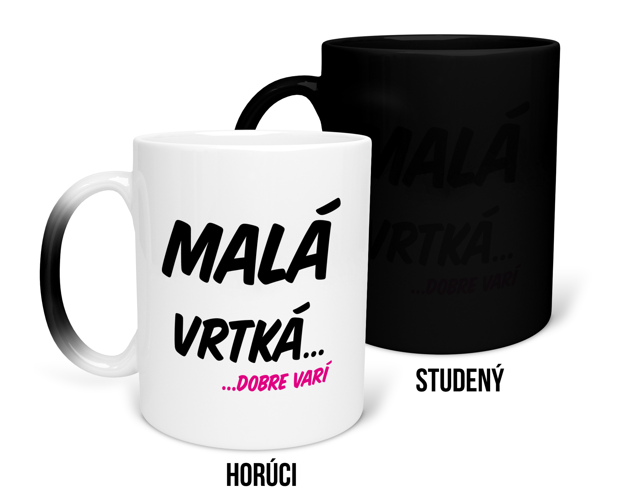 Hrnček s potlačou Malá vrtká