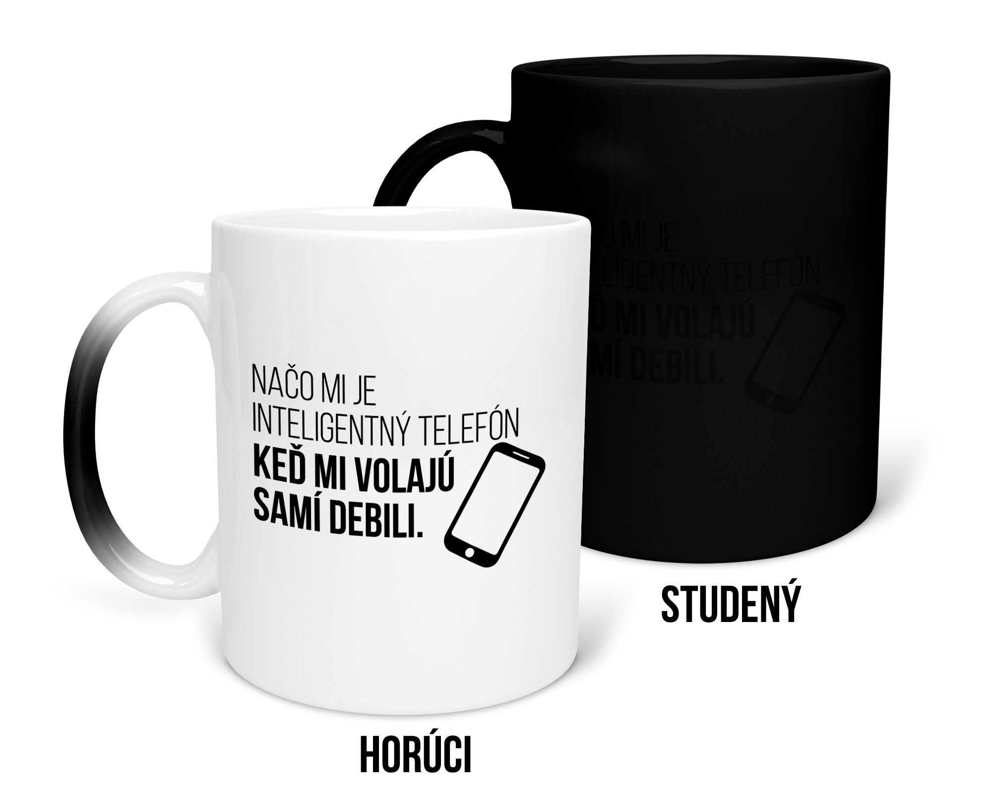 Hrnček s potlačou Inteligentný telefón