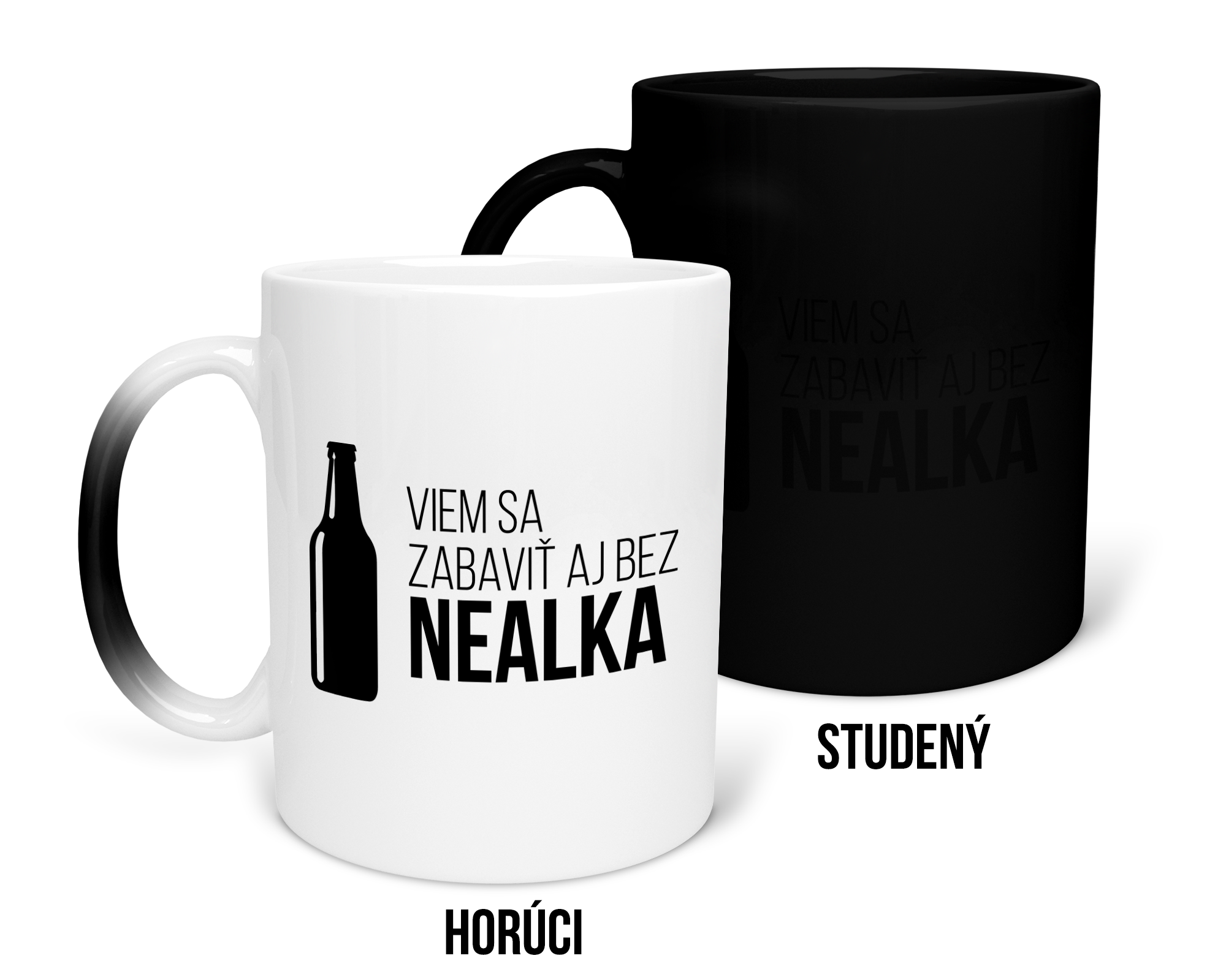 Hrnček s potlačou Viem sa zabaviť aj bez nealka