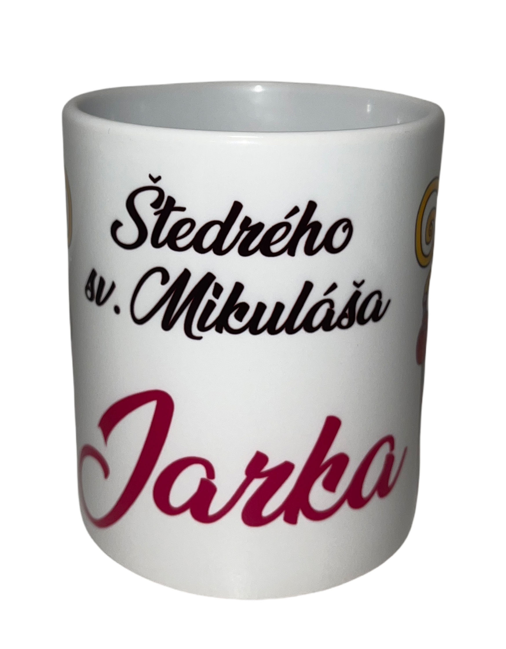 Hrnček s potlačou sv. Mikuláš s menom