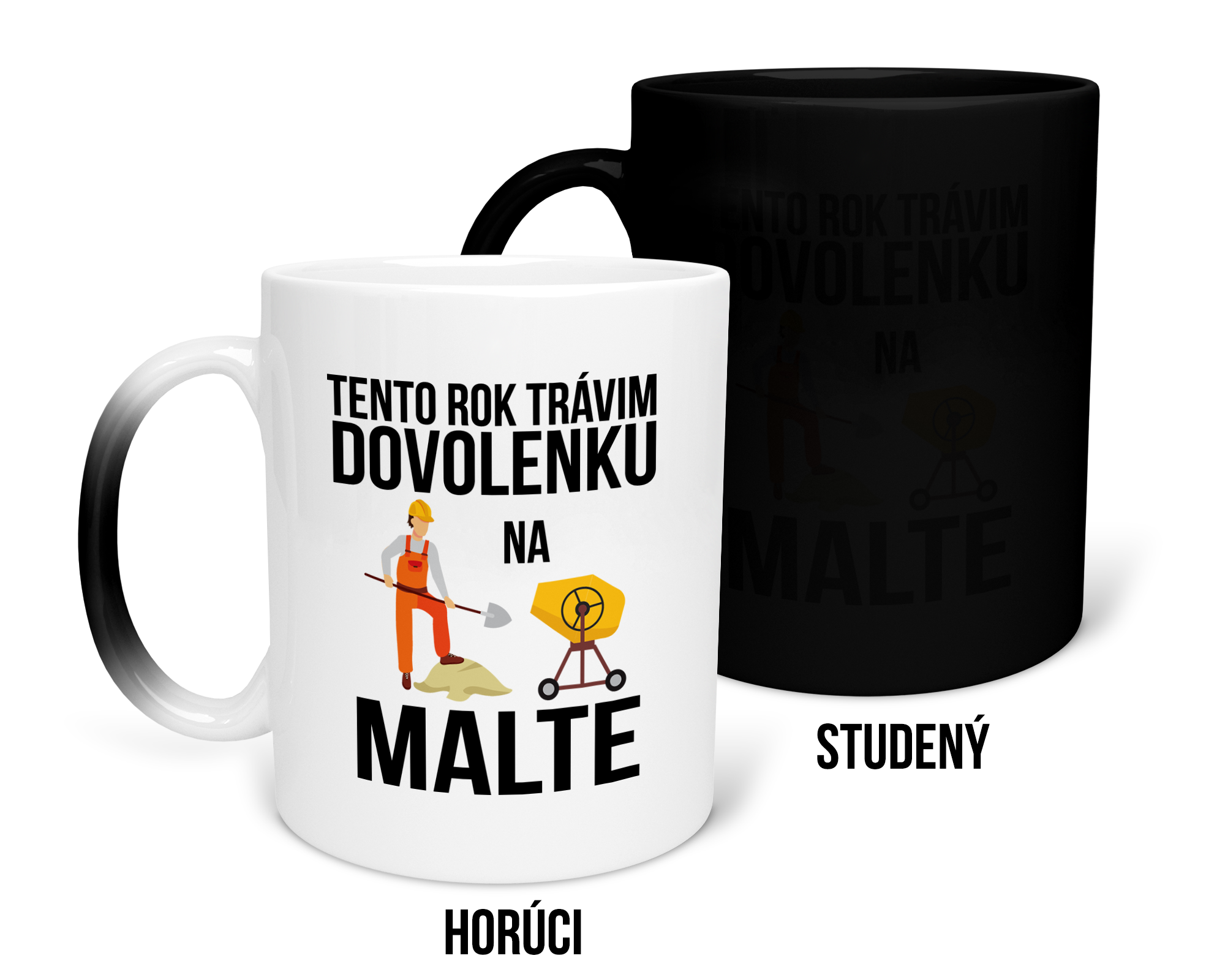 Hrnček s potlačou Dovolenka na Malte