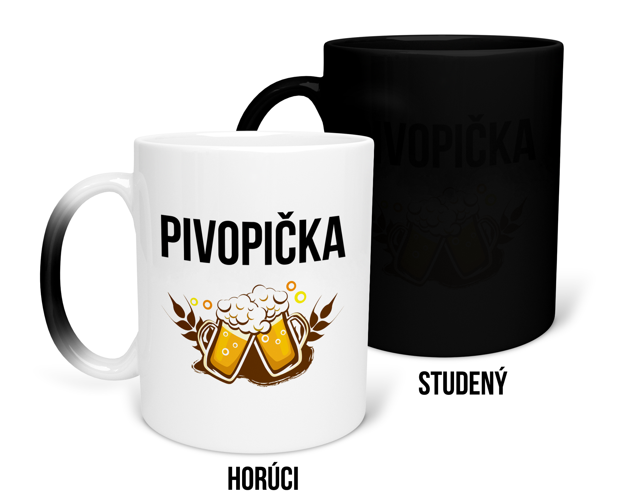 Hrnček s potlačou Pivopička