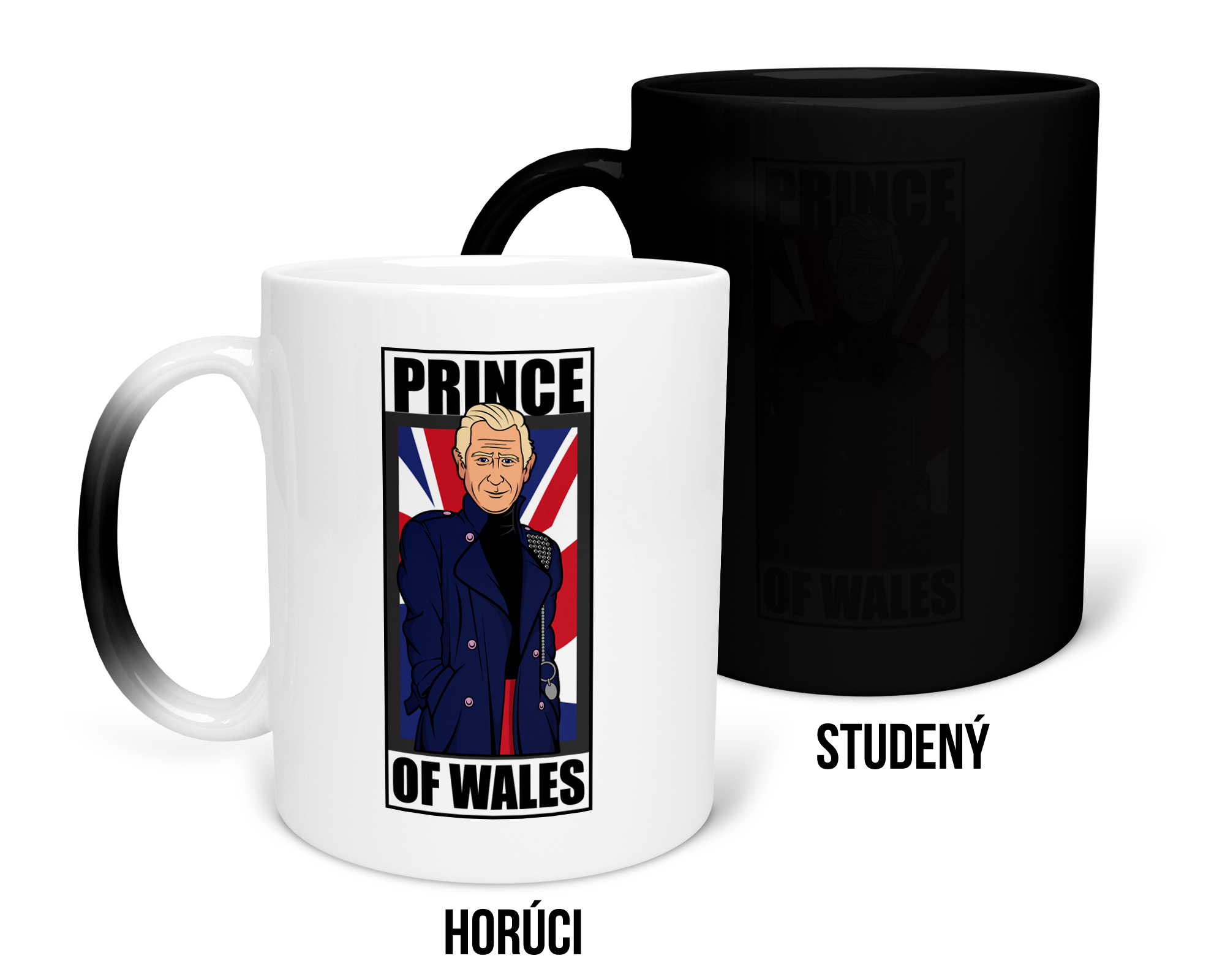 Hrnček s potlačou Prince of Wales