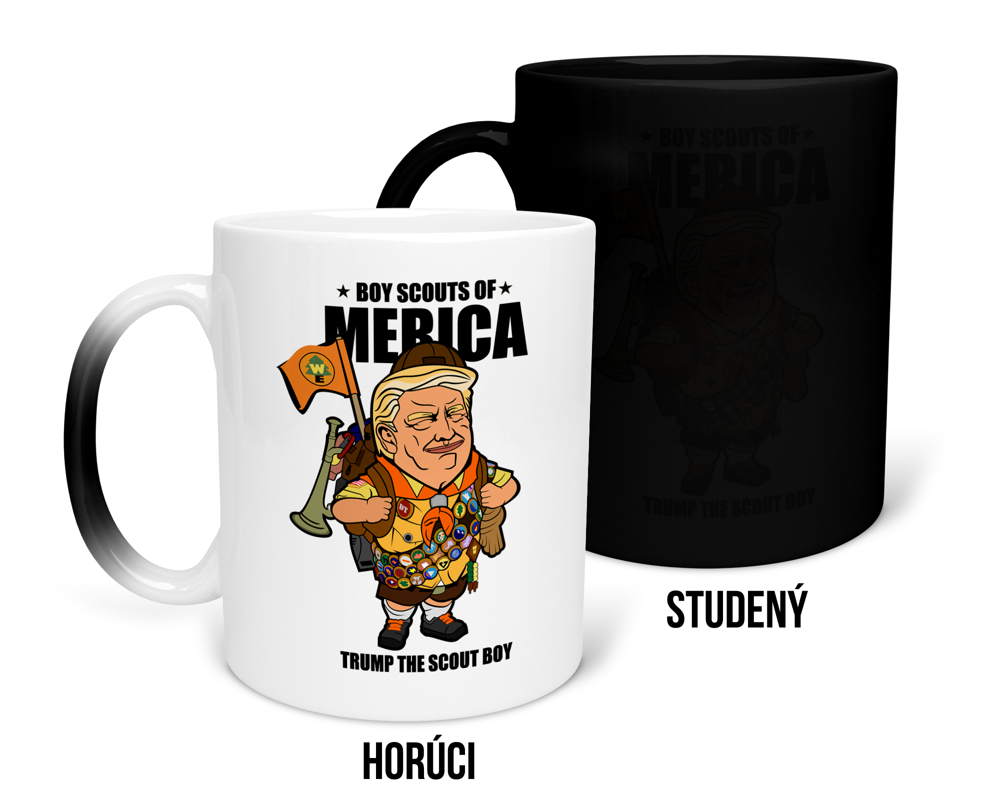 Hrnček s potlačou Trump The Scout Boy
