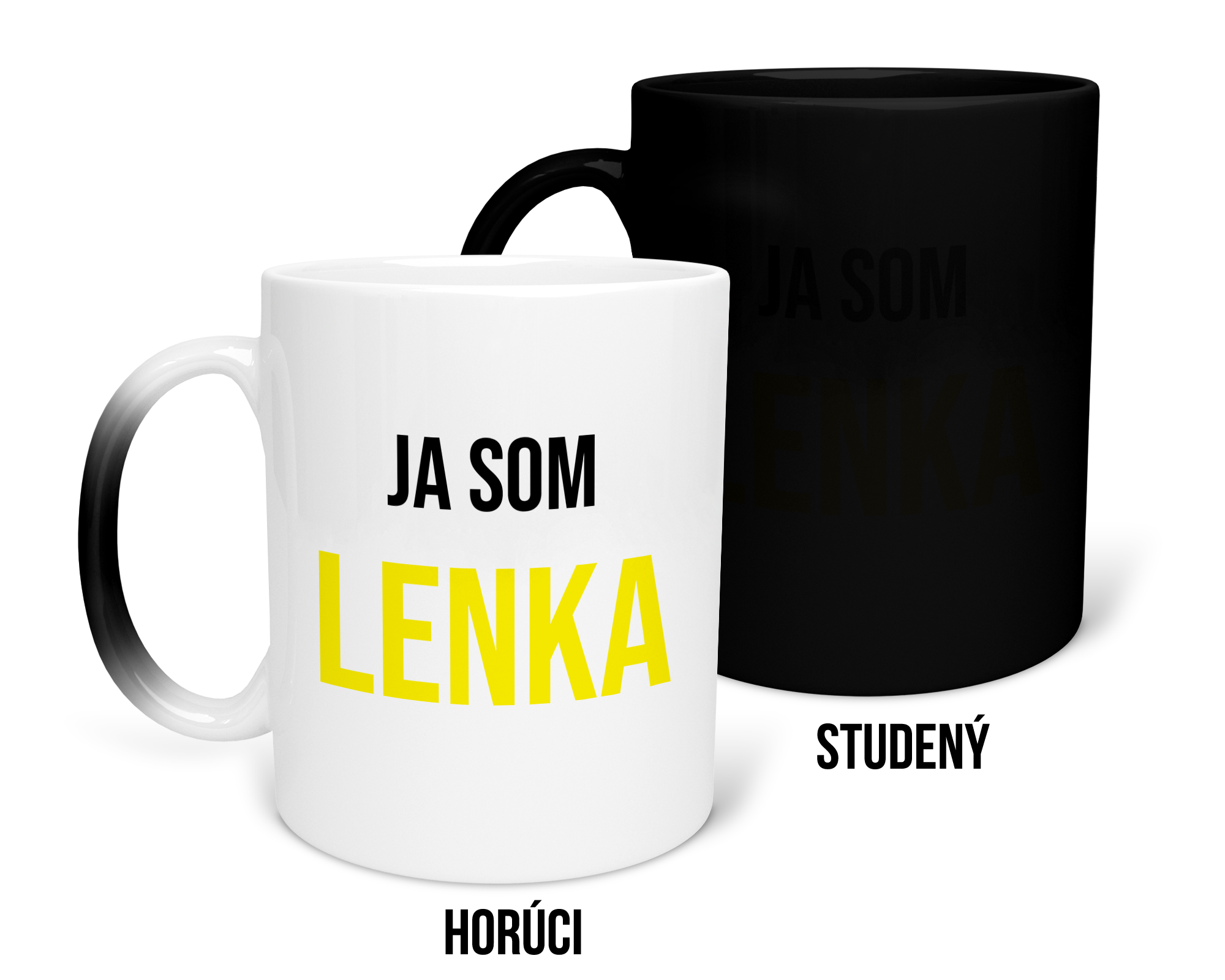Hrnček s potlačou Ja som Lenka