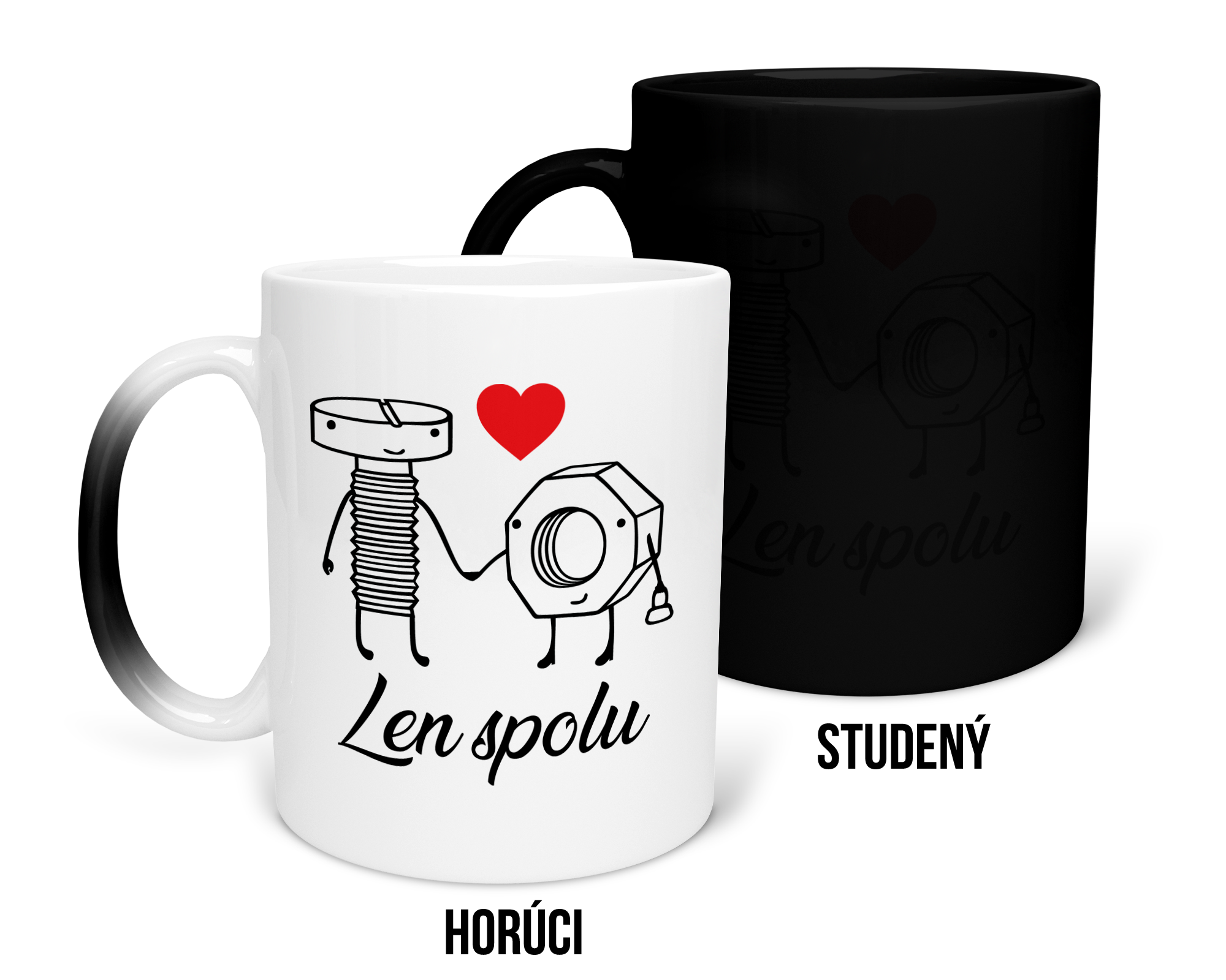 Hrnček s potlačou Len Spolu