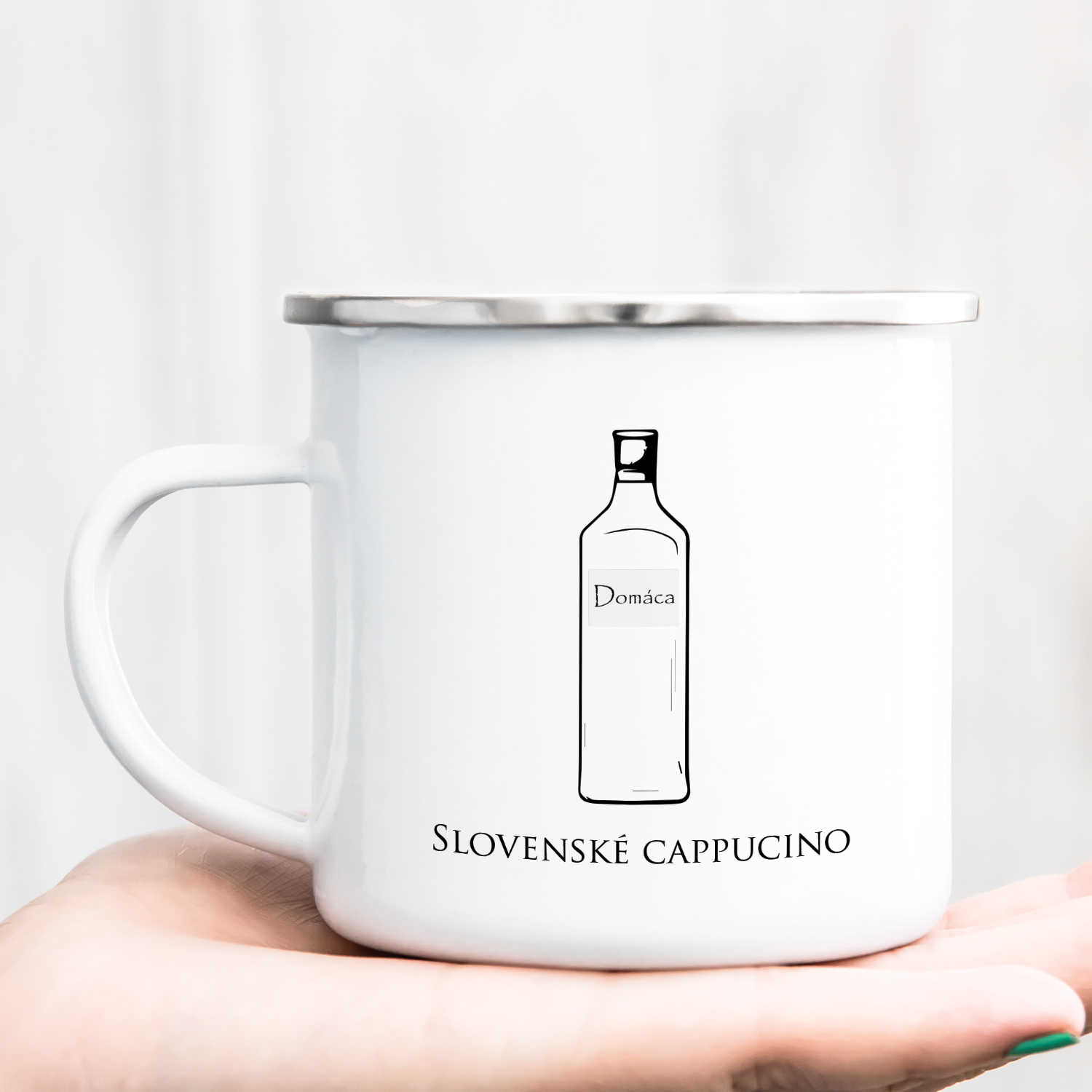Hrnček s potlačou Slovenské cappucino