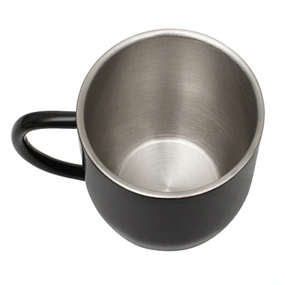 Nerezový hrnček 350 ml čierny