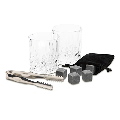 Set na whisky, farba hnedá