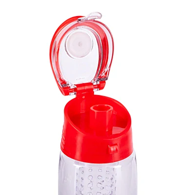 Športová fľaša 700 ml s infuzérom, farba červená