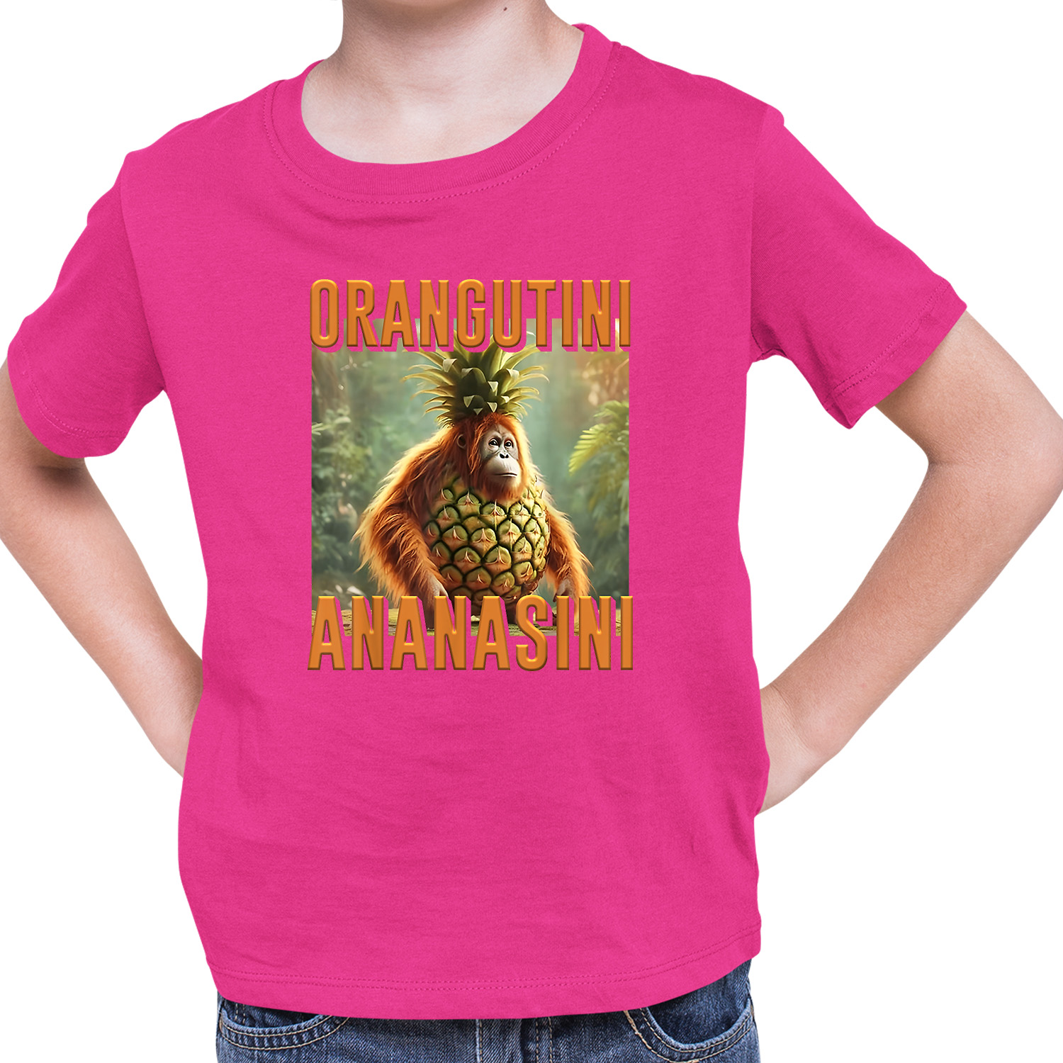 Tričko Italian Brainrot Orangutini Ananisini