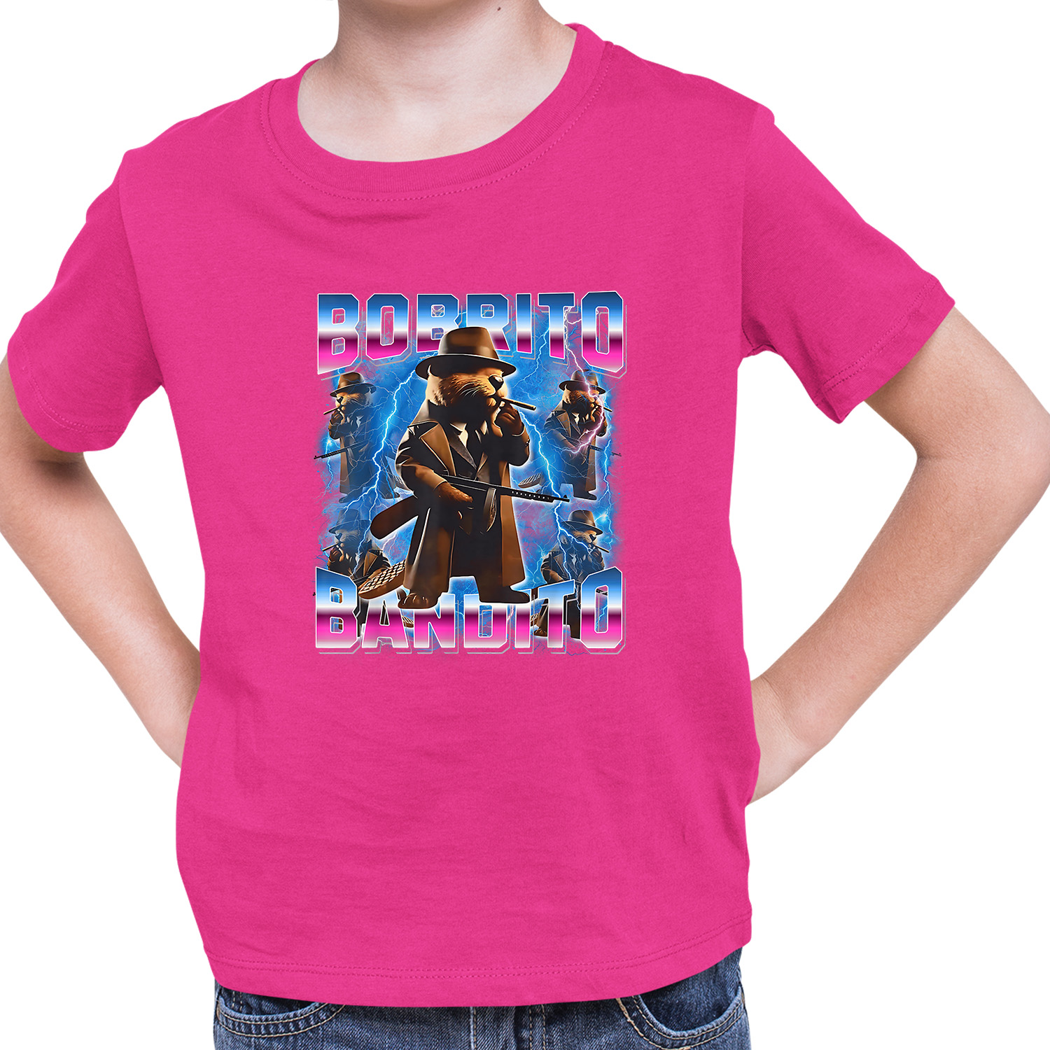 Tričko Italian brainbot Bobrito Bandito