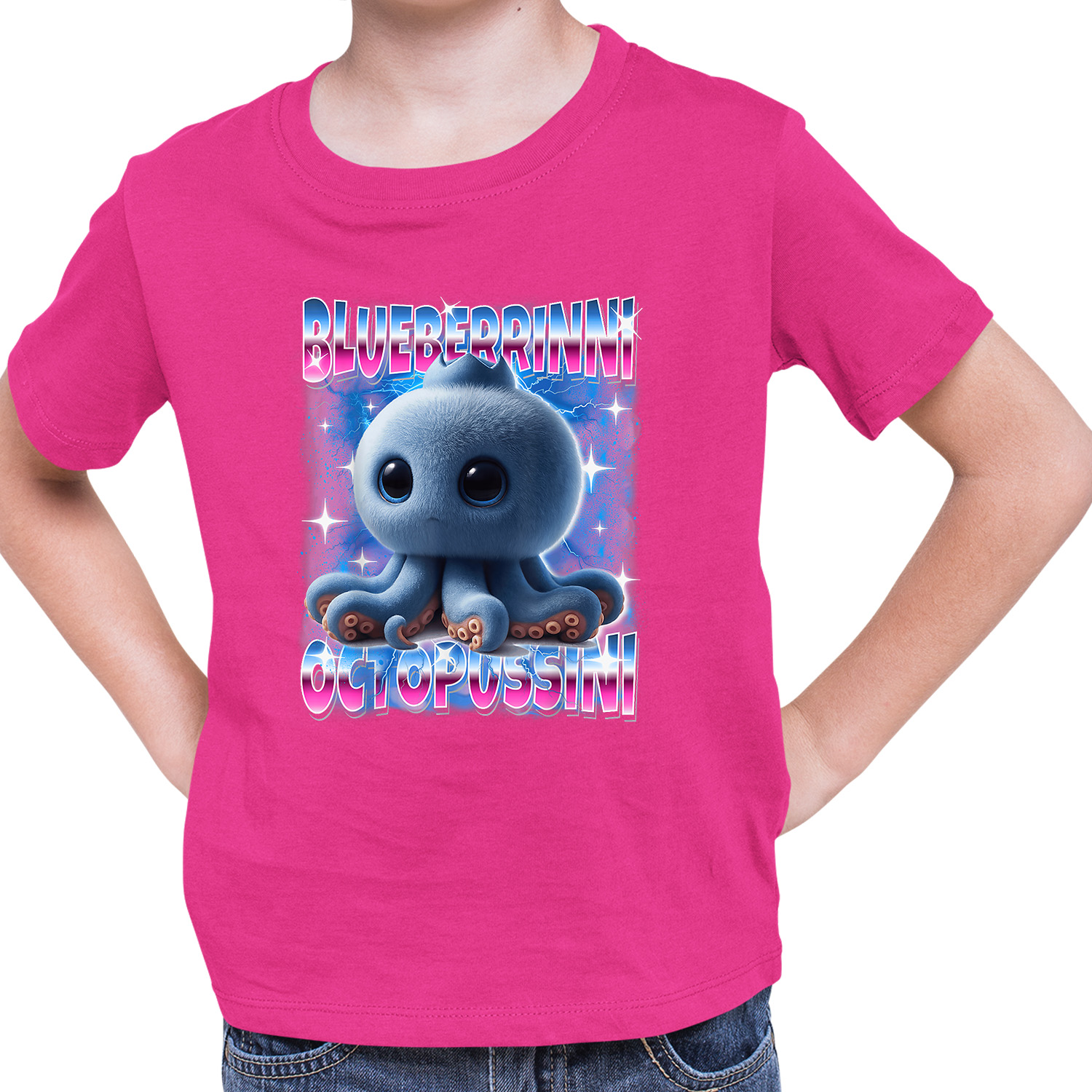 Tričko Italian brainbot Blueberrini octopussini
