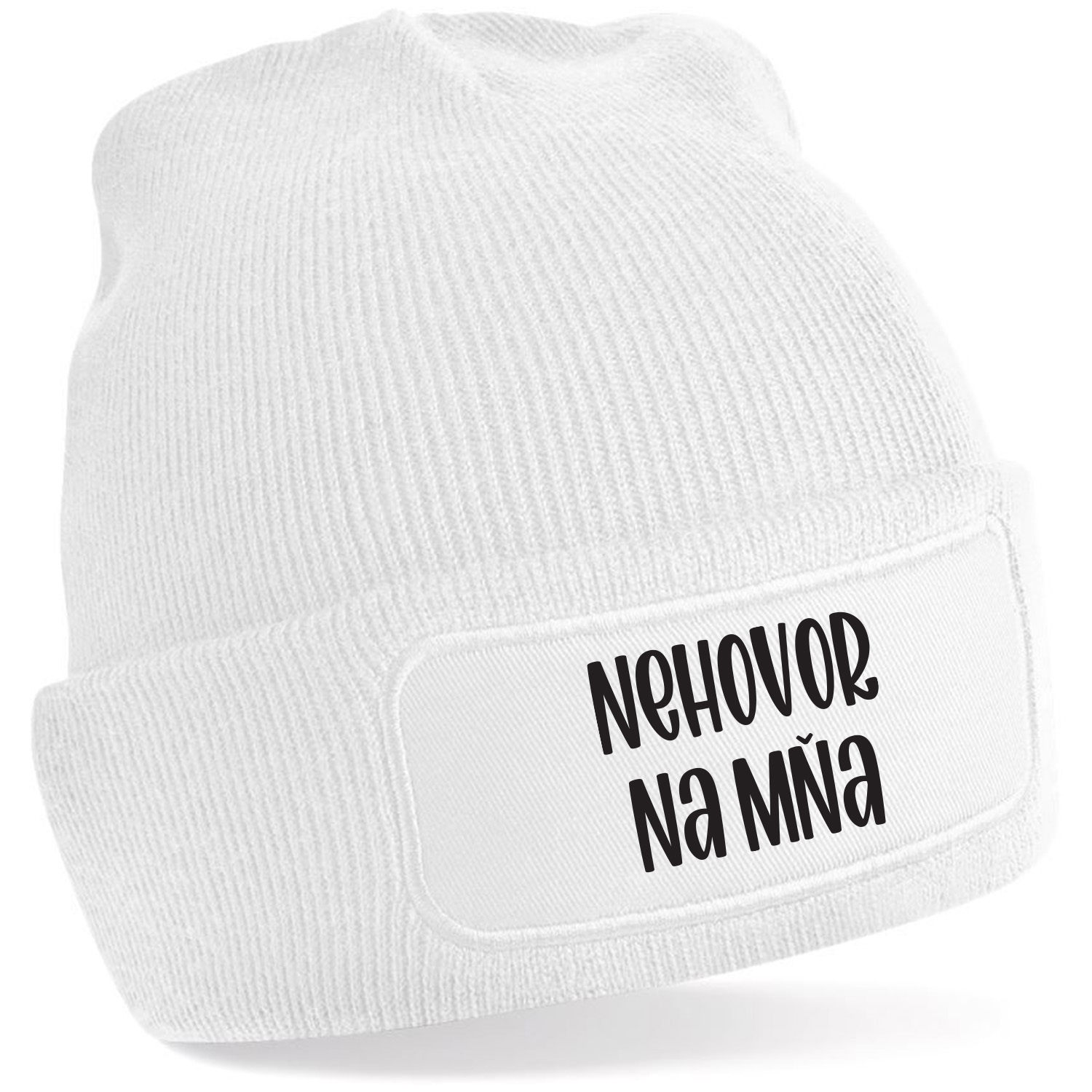 Zimná čiapka s potlačou "Nehovor na mňa"