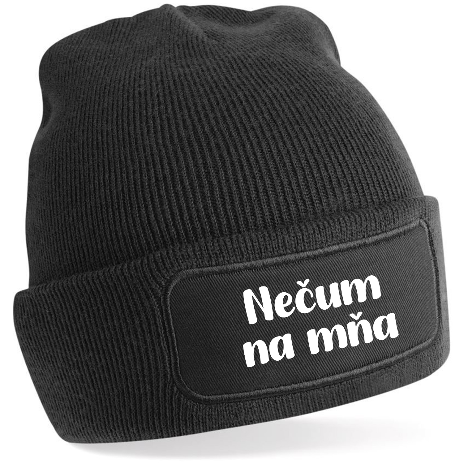 Zimná čiapka s potlačou "Nečum na mňa"