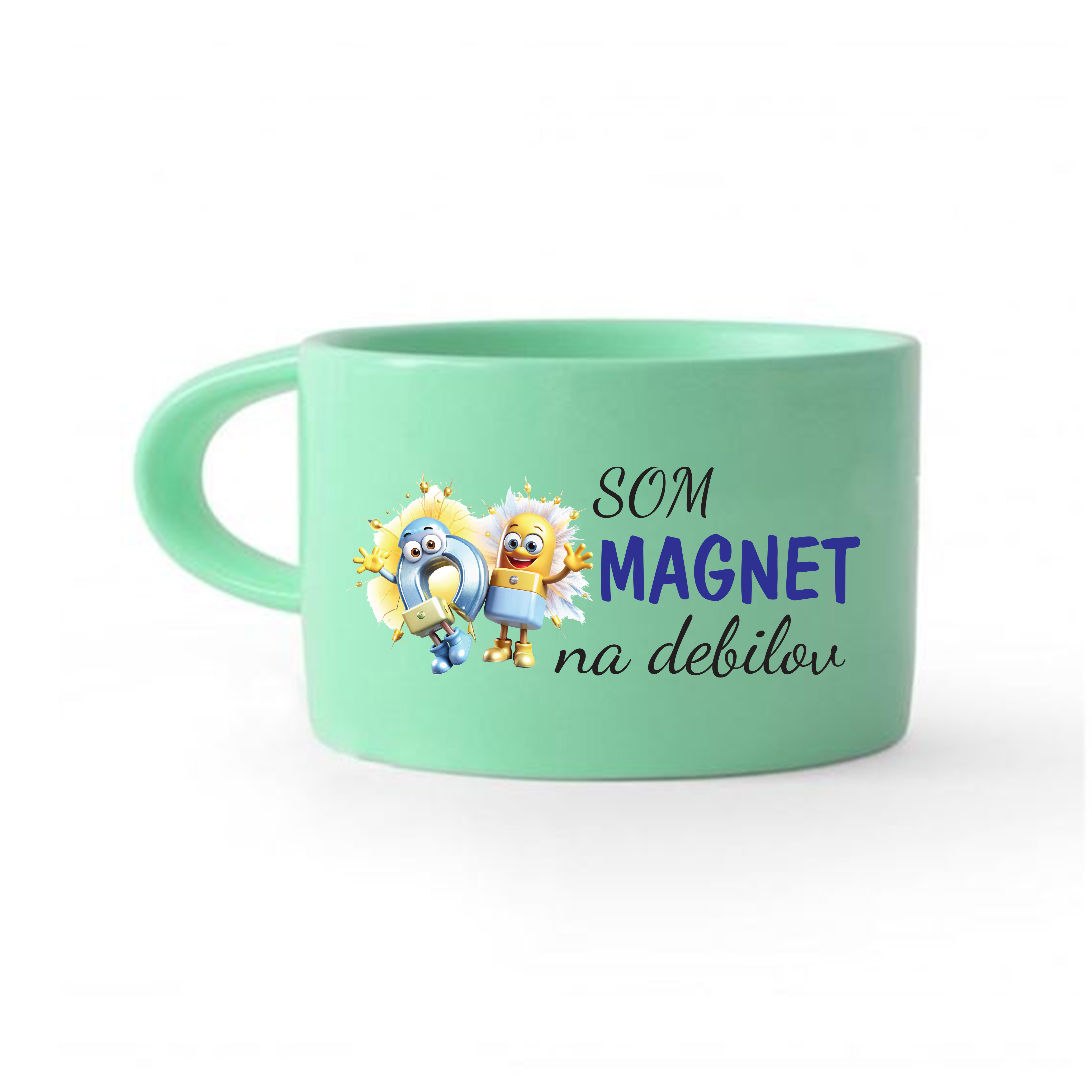 Hrnček makrónka Som magnet na debilov