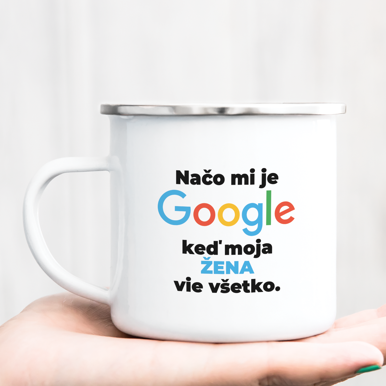 Hrnček s potlačou Google