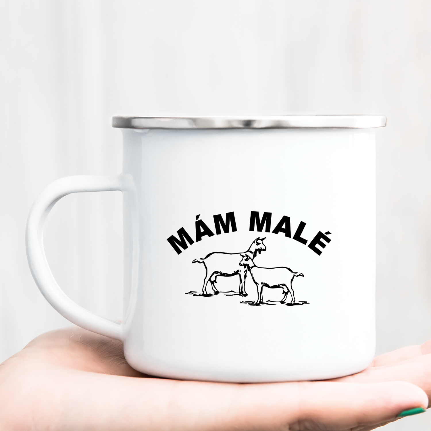 Hrnček s potlačou Mám malé kozy