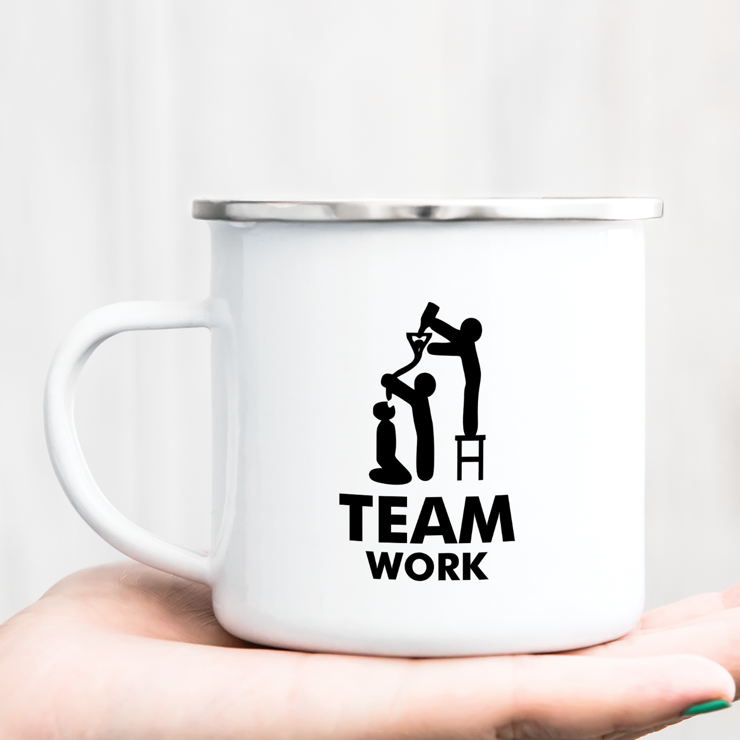 Hrnček s potlačou Team work