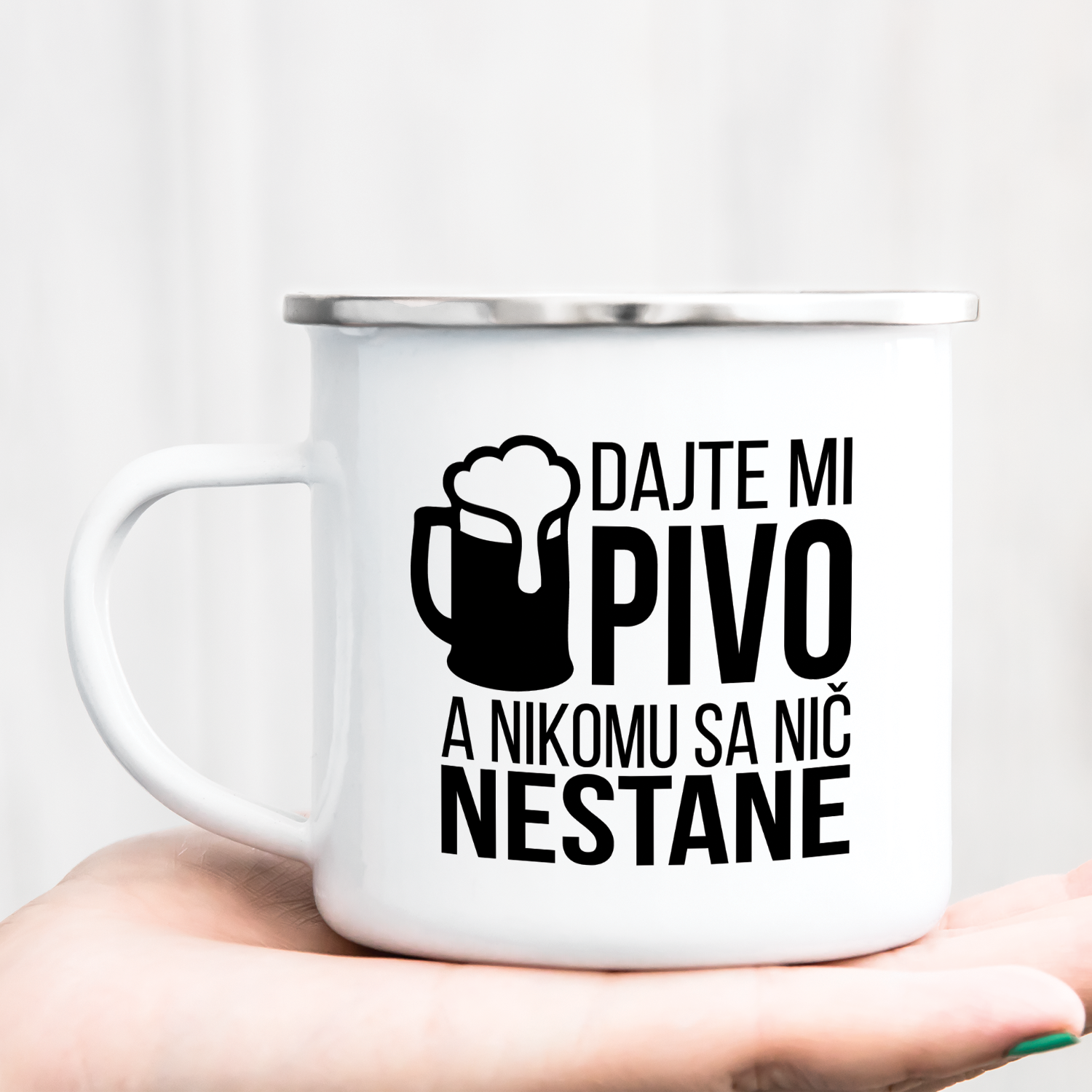 Hrnček s potlačou Dajte mi pivo