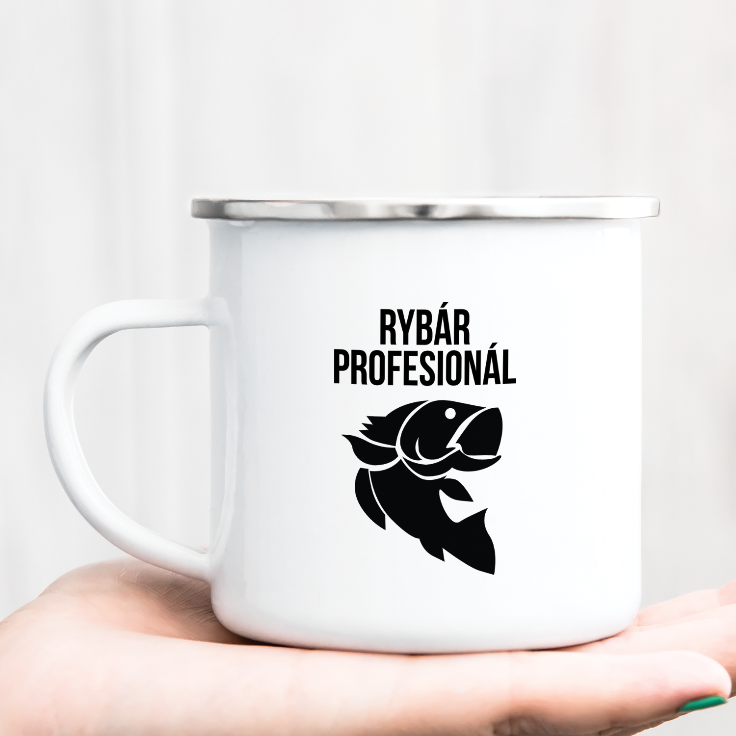Hrnček s potlačou Rybár Profesionál