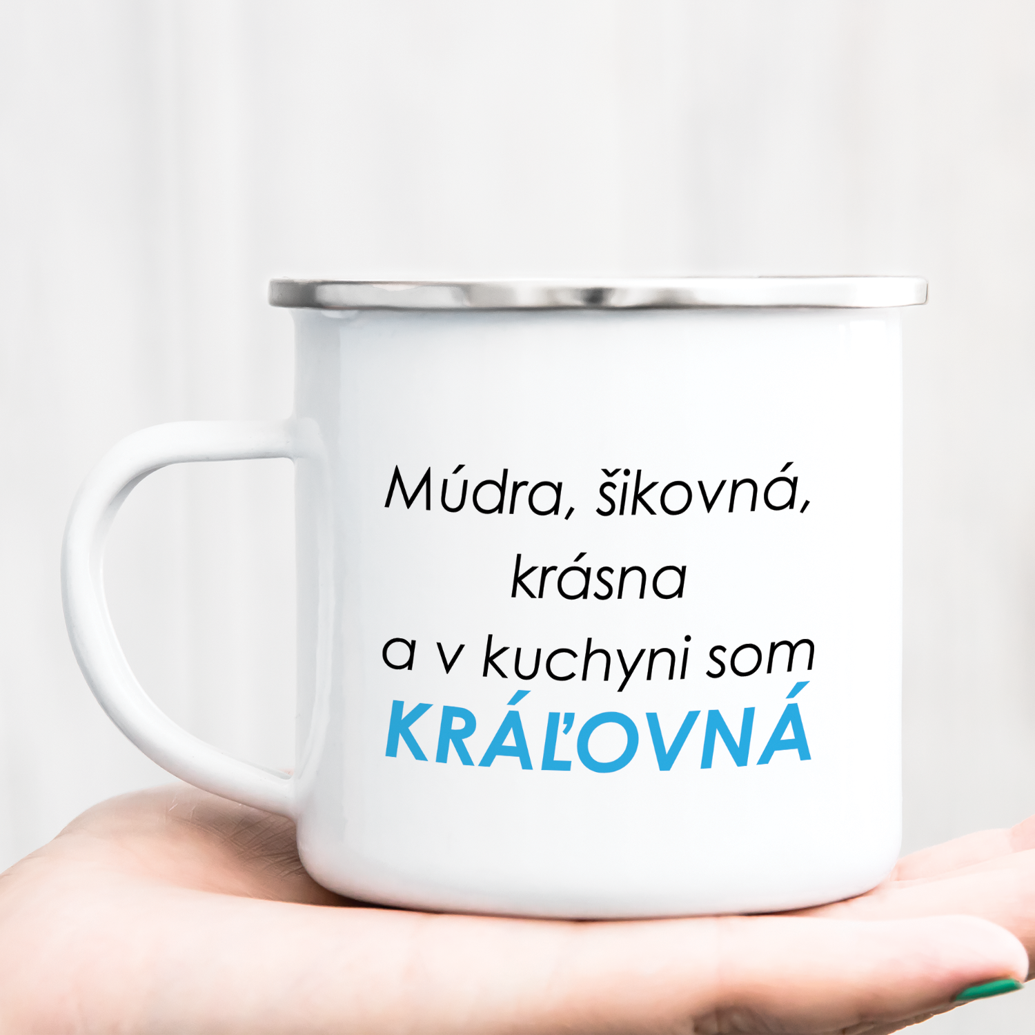 Hrnček s potlačou KRÁĽOVNÁ