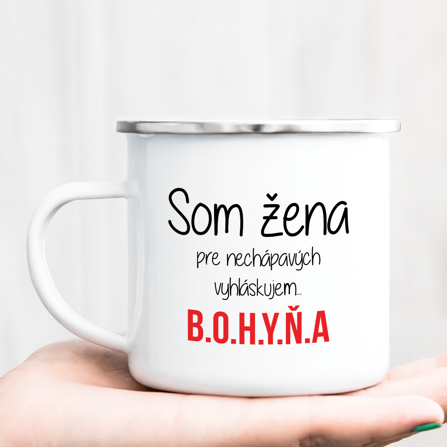 Hrnček s potlačou Bohyňa