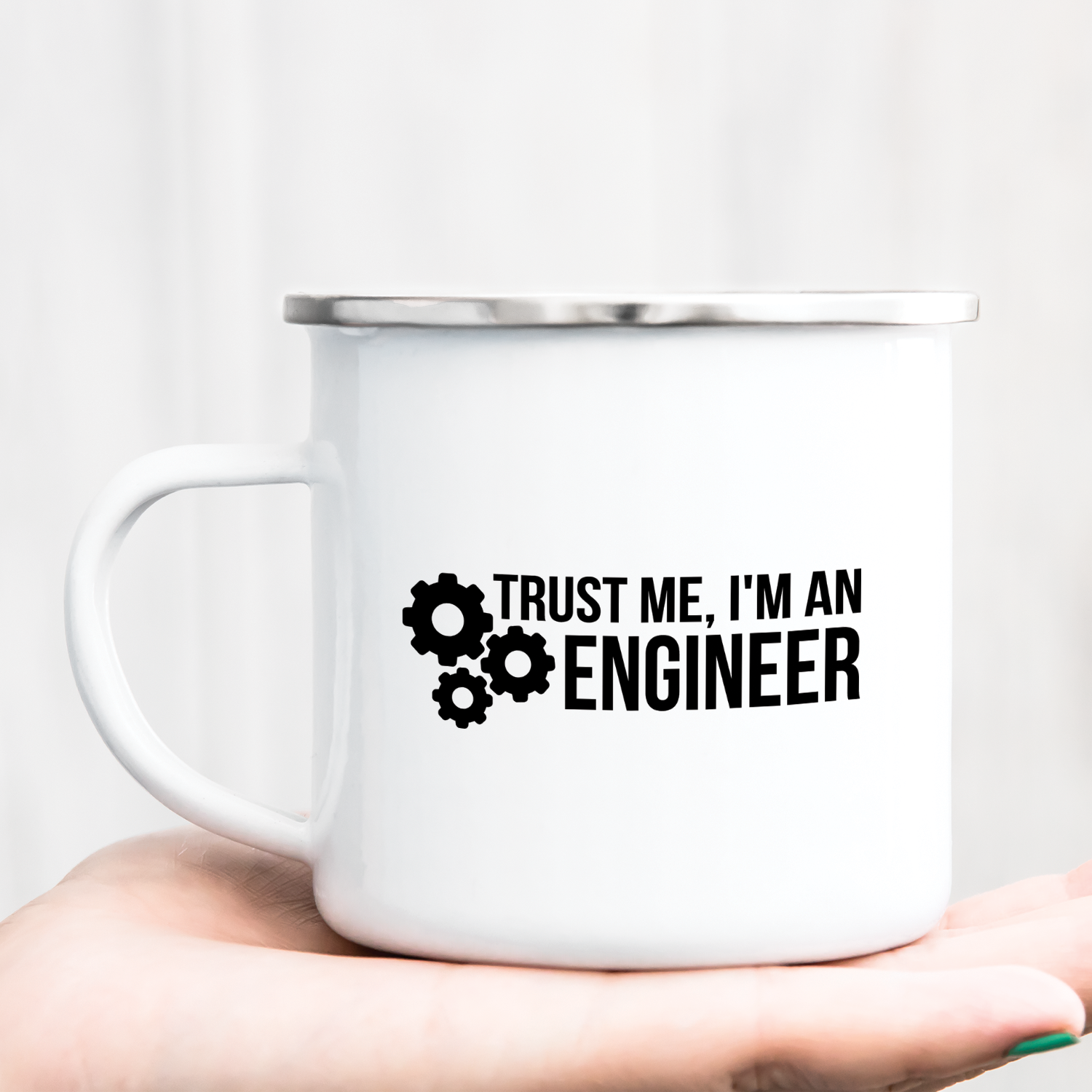 Hrnček s potlačou I am an engineer