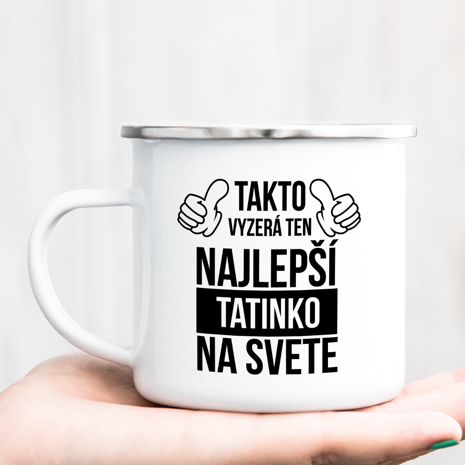 Hrnček s potlačou Ten najlepší tatinko na svete