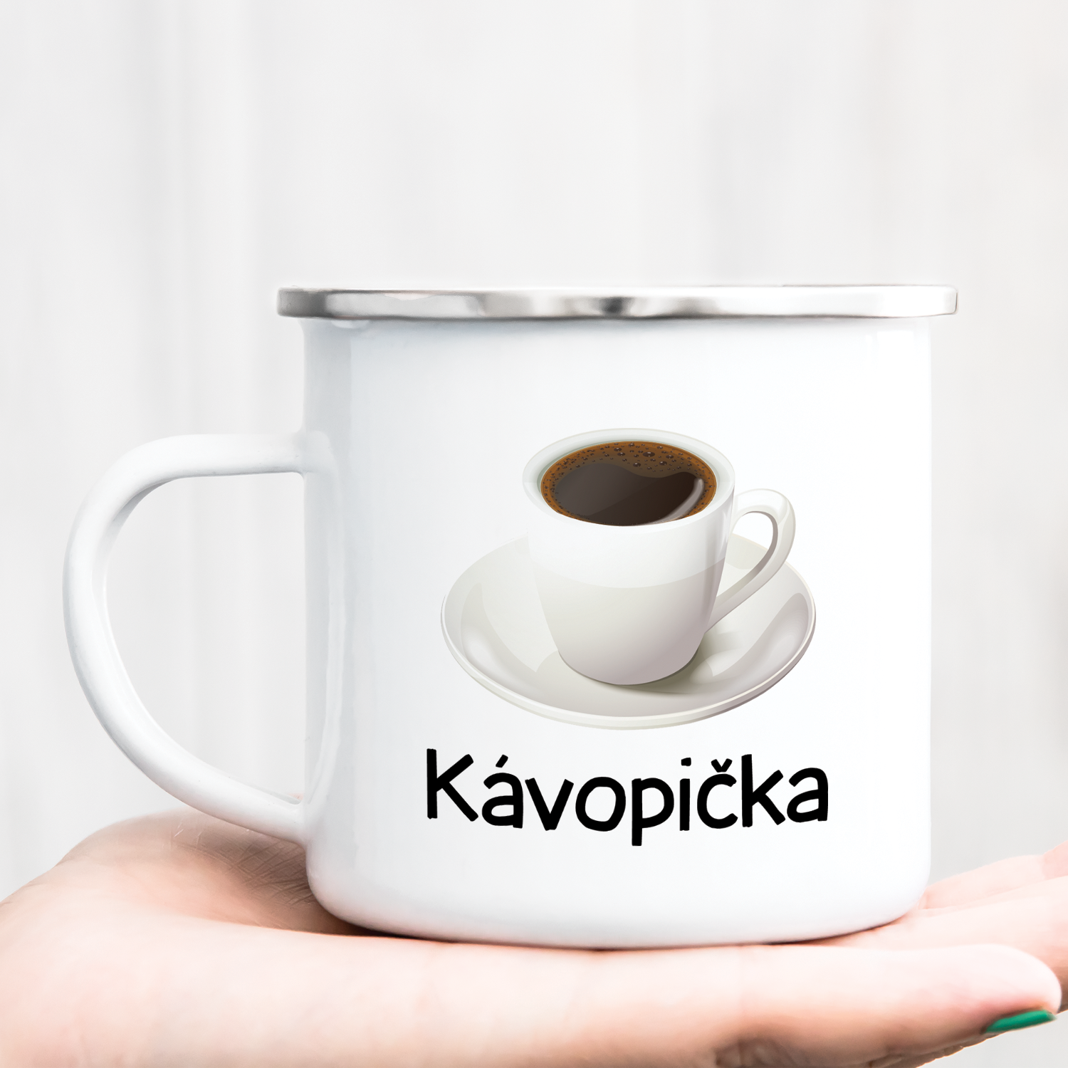 Hrnček s potlačou Kávopička