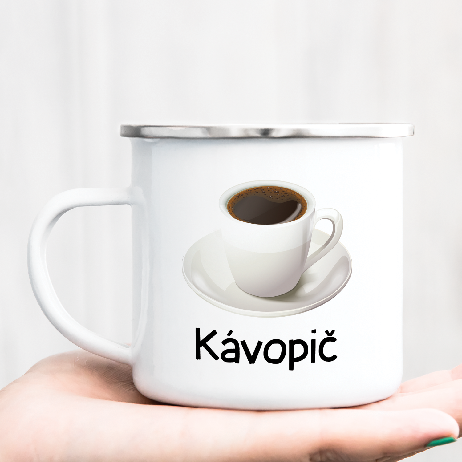 Hrnček s potlačou Kávopič